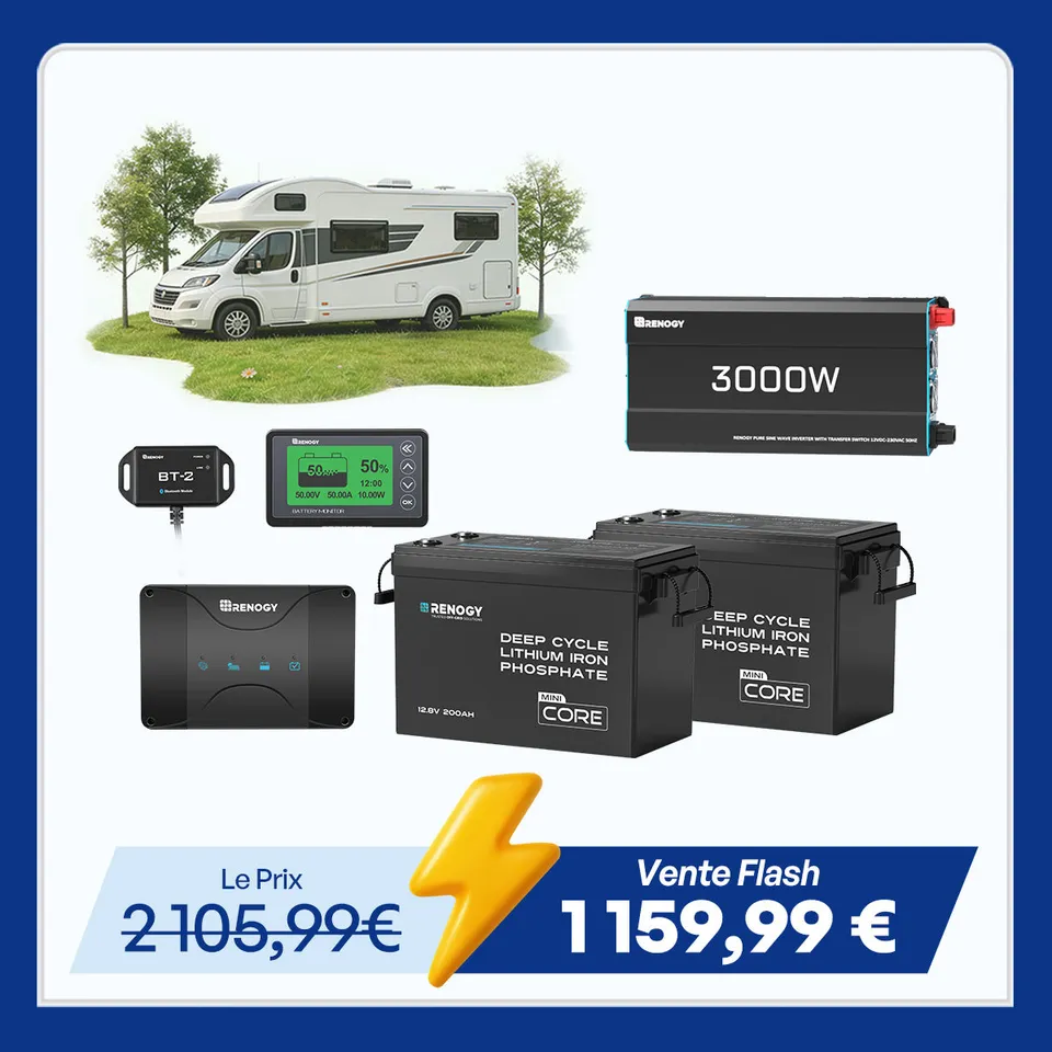 renogy-kit-nergie-5-12-kwh-off-grid-2-batteries-lithium-200ah-pour-camping-car-m image 1