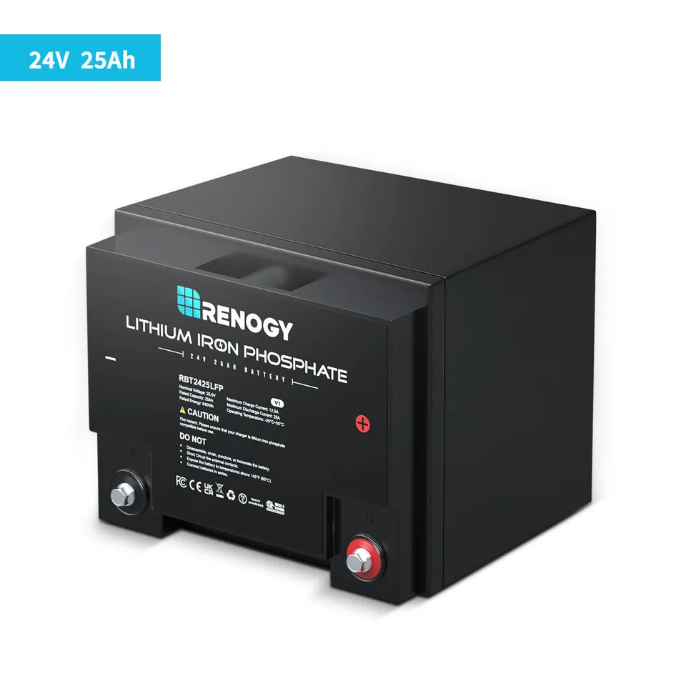 renogy-batterie-lithium-lifepo4-smart-24v-25ah-avec-bms-int-gr-et-tanch-it-ip65 image 1