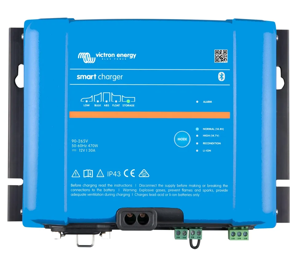 victron-energy-smart-ip43-24-16-3-chargeur-de-batterie-3-sorties-24v-16a-230v-bl image 1