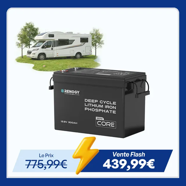 renogy-core-mini-batterie-lithium-12-8v-300ah-avec-bms-compacte-pour-camping-car image 1