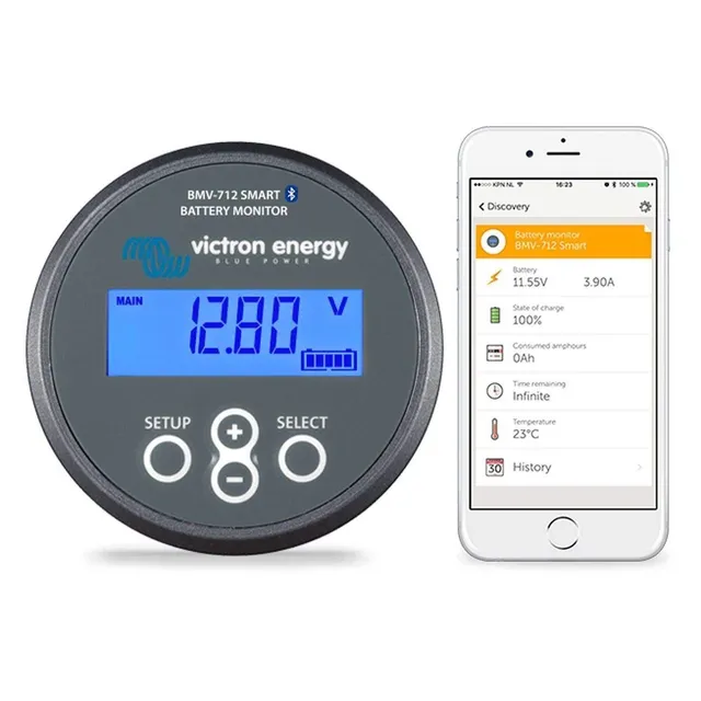 victron-energy-bmv-712-smart-moniteur-de-batterie-bluetooth-avec-shunt-500-a image 1