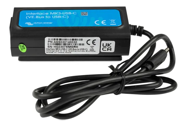 victron-energy-interface-mk3-usb-c-ve-bus-vers-usb-c-interface-de-programmation- image 1