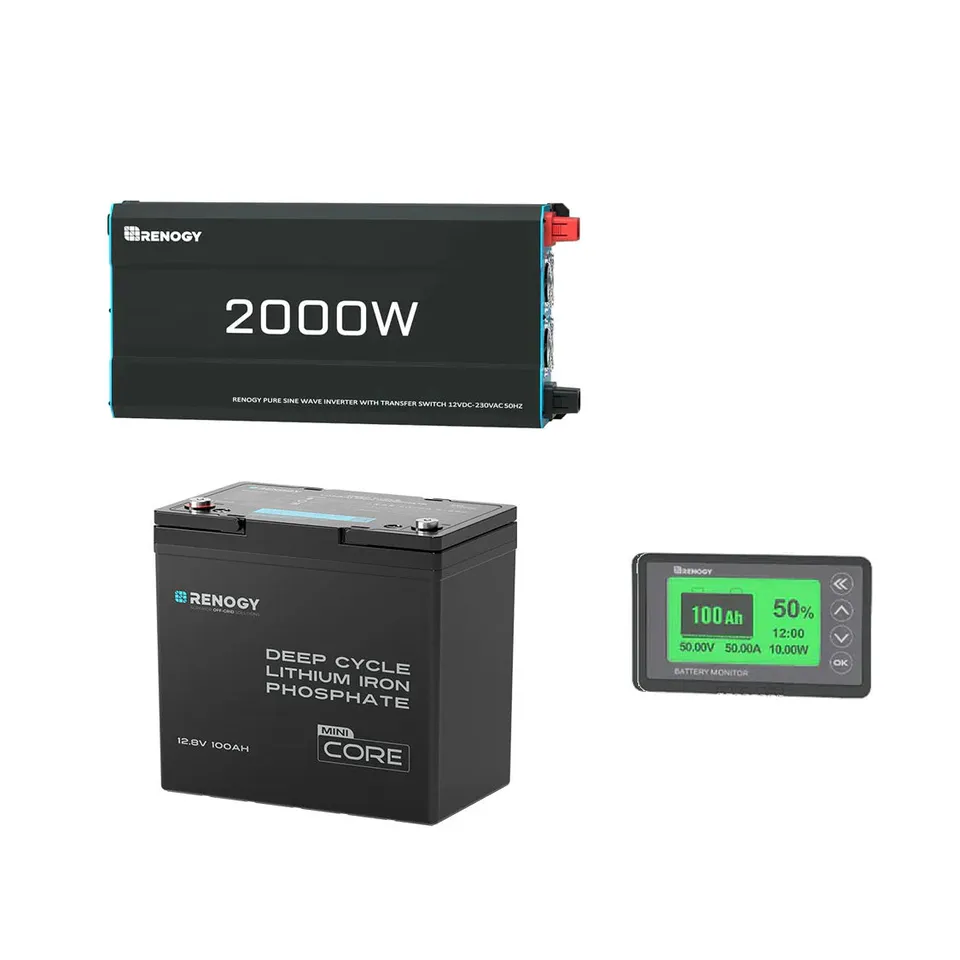 renogy-kit-d-nergie-autonome-1-28-kwh-batterie-lithium-100ah-onduleur-solaire-20 image 1