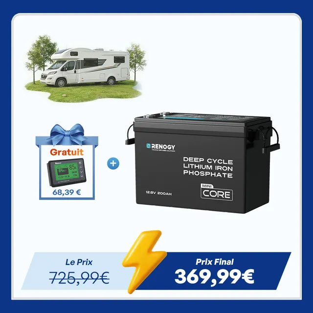 renogy-core-mini-batterie-lithium-lifepo4-12-8v-200ah-avec-protection-basse-temp image 1