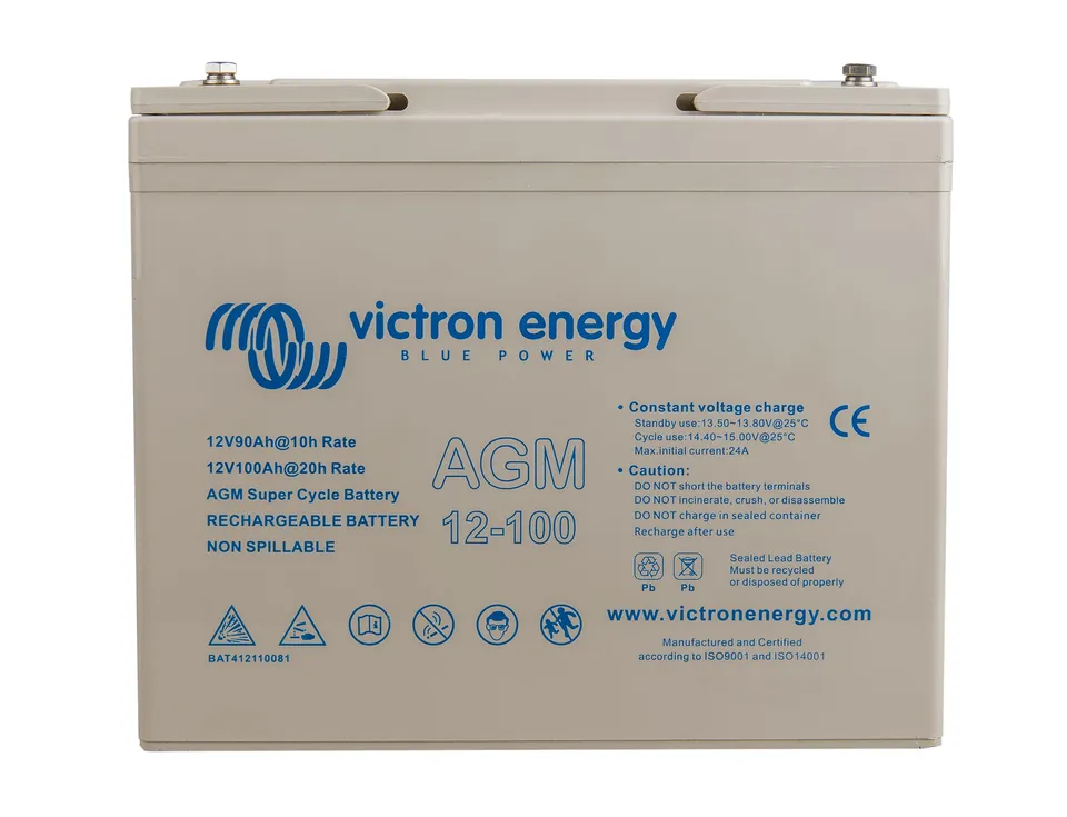 victron-energy-agm-super-cycle-100-ah-12-v-m6-batterie-d-charge-profonde-cycles- image 1