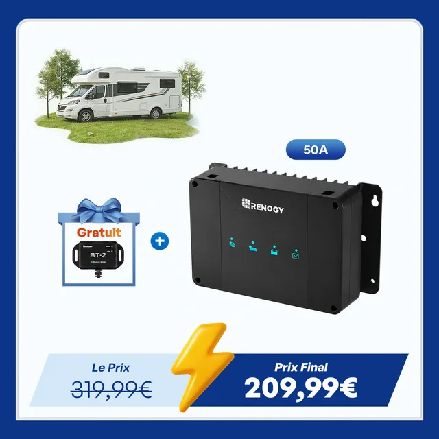 renogy-dcc50s-chargeur-de-batterie-dc-dc-12v-50a-avec-mppt-pour-lifepo4-plomb-ac image 1