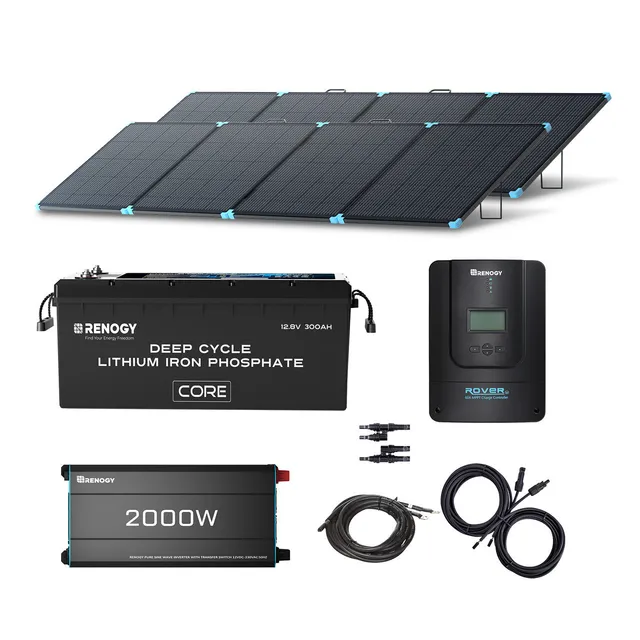 renogy-kit-nergie-de-secours-domestique-portable-4kwh-batterie-lithium-12v-300ah image 1