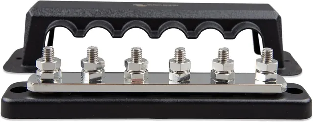 victron-energy-barre-omnibus-250a-6p-avec-couvercle-amovible-distribution-cc-hau image 1