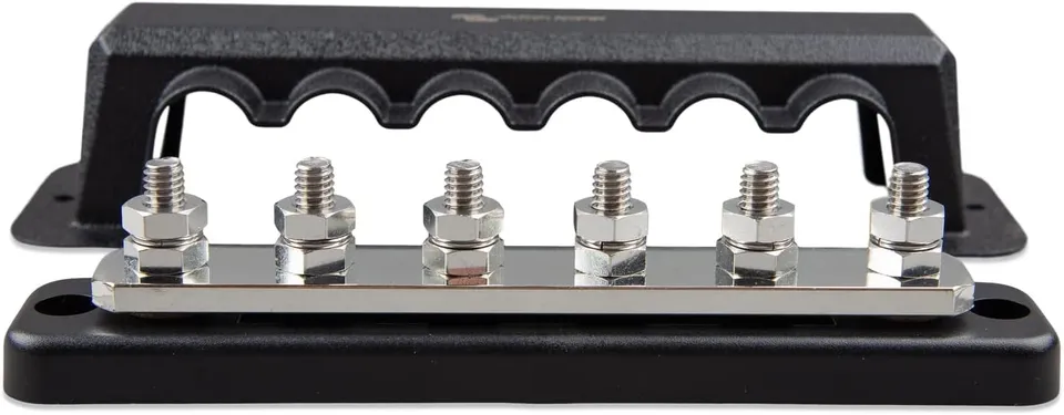 victron-energy-barre-omnibus-250a-6p-avec-couvercle-amovible-distribution-cc-hau image 1