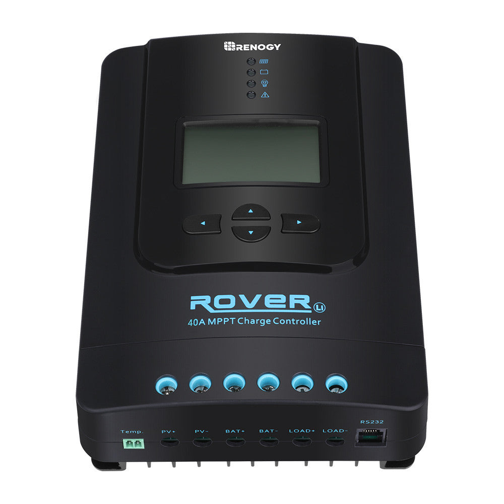 renogy-rover-li-40a-r-gulateur-de-charge-solaire-mppt-40-a-aluminium-moul-blueto image 2