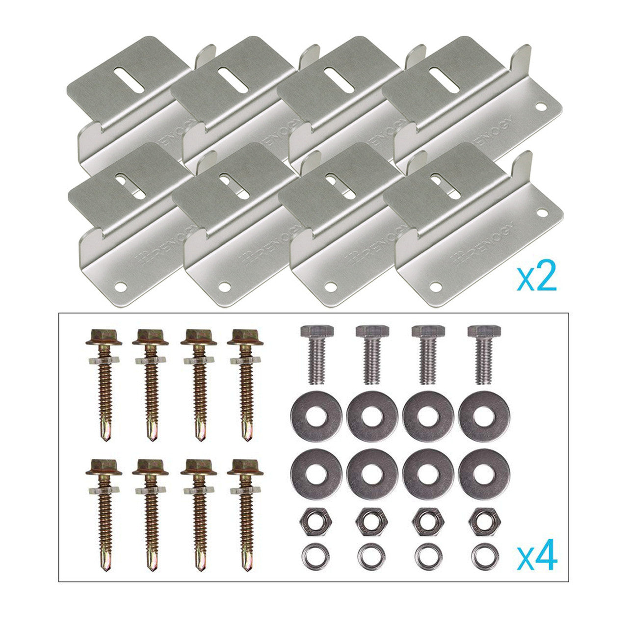 renogy-z-bracket-kit-de-4-supports-en-z-pour-fixation-de-panneau-solaire-alumini image 3