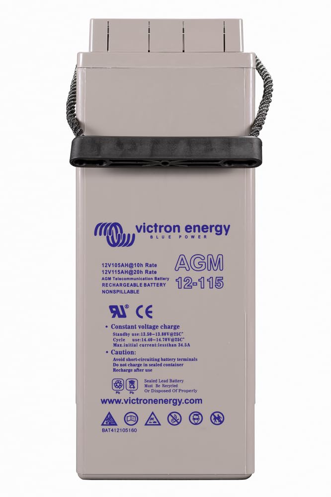 victron-energy-batterie-agm-telecom-115-ah-12-v-m8-d-charge-pouss-e-bornes-front image 1