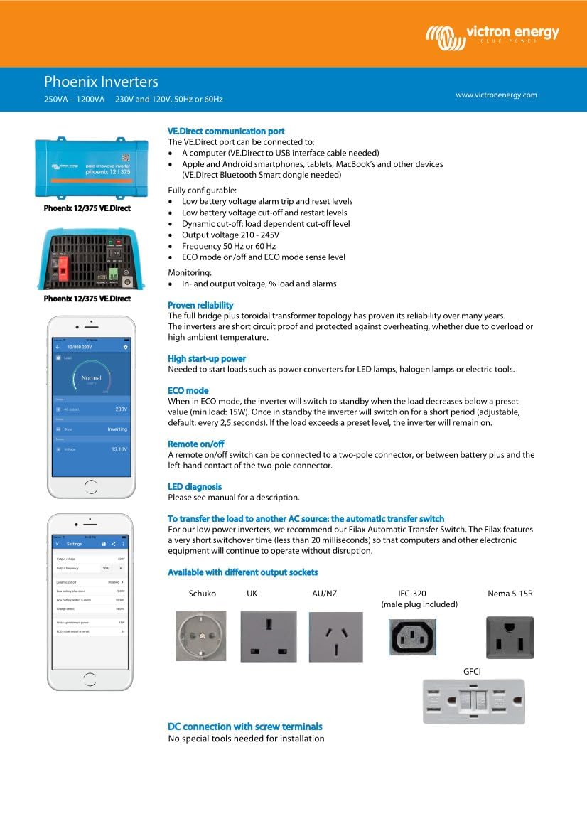 victron-energy-phoenix-500-va-12-v-230-v-ca-convertisseur-onde-sinuso-dale-pure- image 3