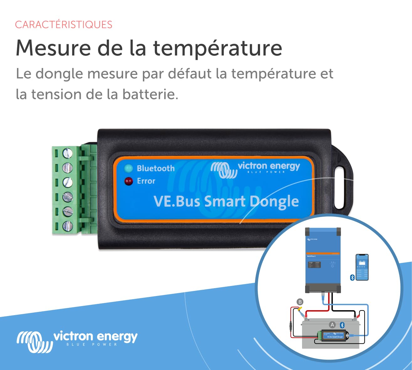 victron-energy-ve-bus-smart-dongle-cl-bluetooth-ve-bus-avec-sonde-tension-temp-r image 3