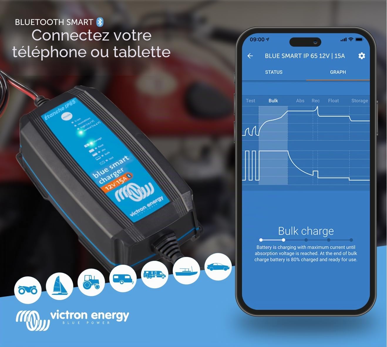 victron-energy-blue-smart-ip65-12v-15a-230v-chargeur-de-batterie-bluetooth image 2