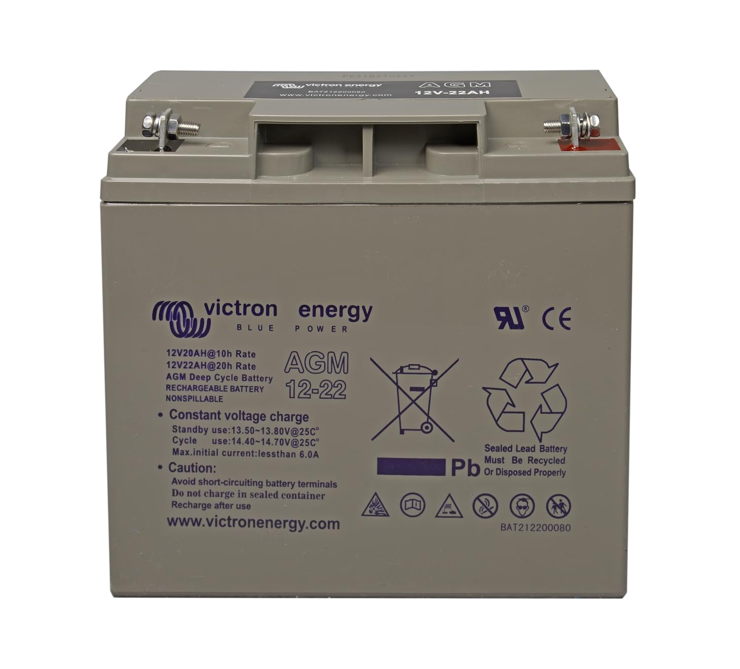 victron-energy-agm-12v-22ah-batterie-plomb-vrla-scell-e-sans-entretien image 1