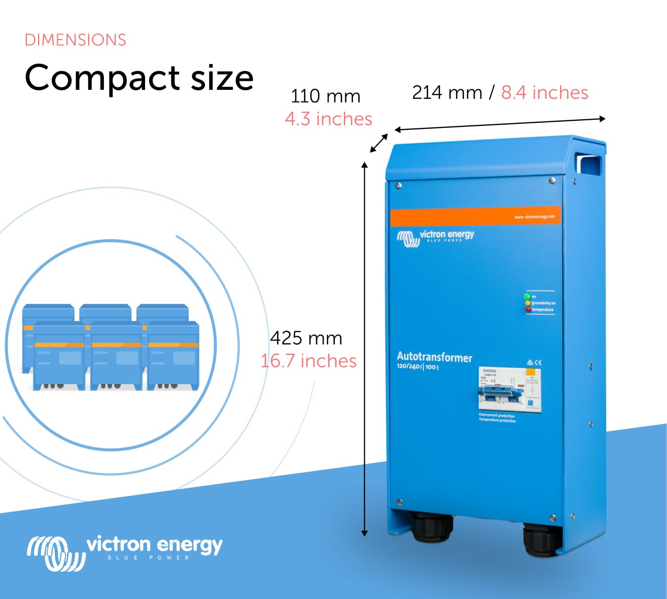 victron-energy-autotransformateur-120-240-v-100-a-l-vation-abaissement-et-quilib image 3
