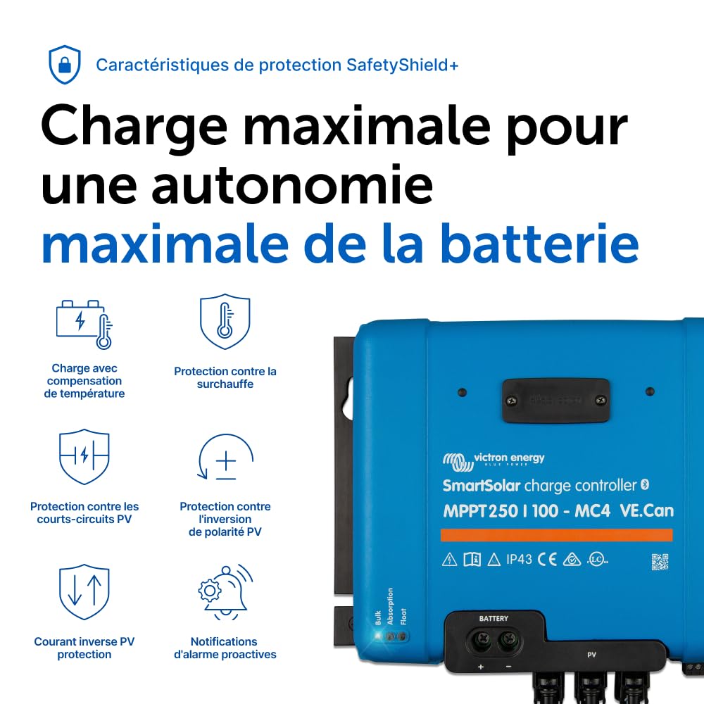 victron-energy-smartsolar-mppt-ve-can-250-100-contr-leur-de-charge-solaire-bluet image 7