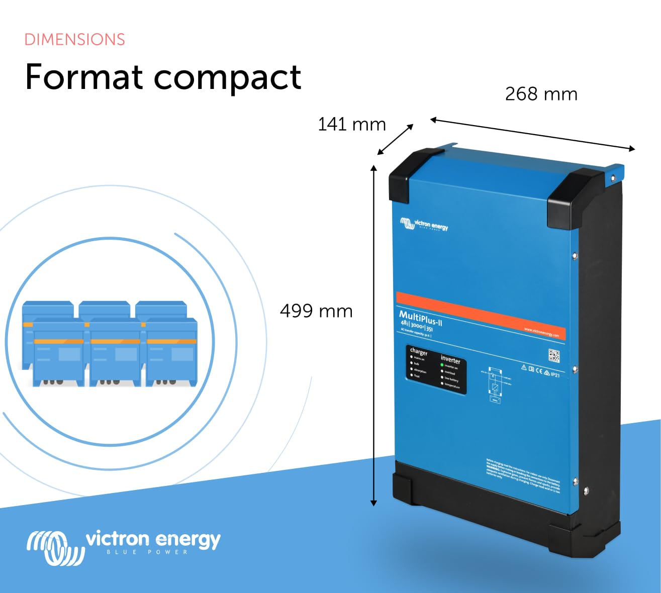 victron-energy-multiplus-ii-12-3000-120-32-convertisseur-onde-sinuso-dale-pure-e image 3