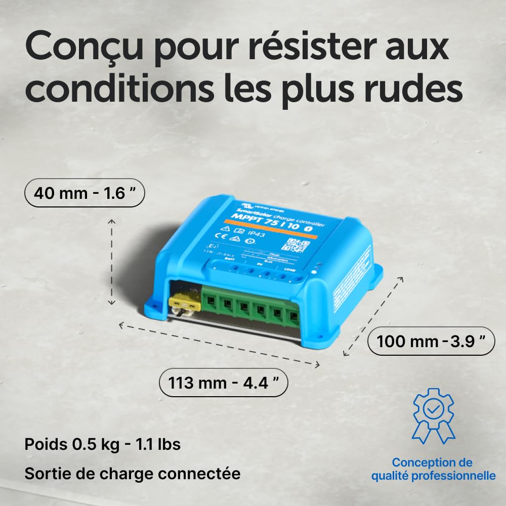 victron-energy-smartsolar-mppt-75-10-contr-leur-de-charge-solaire-bluetooth-75v- image 3