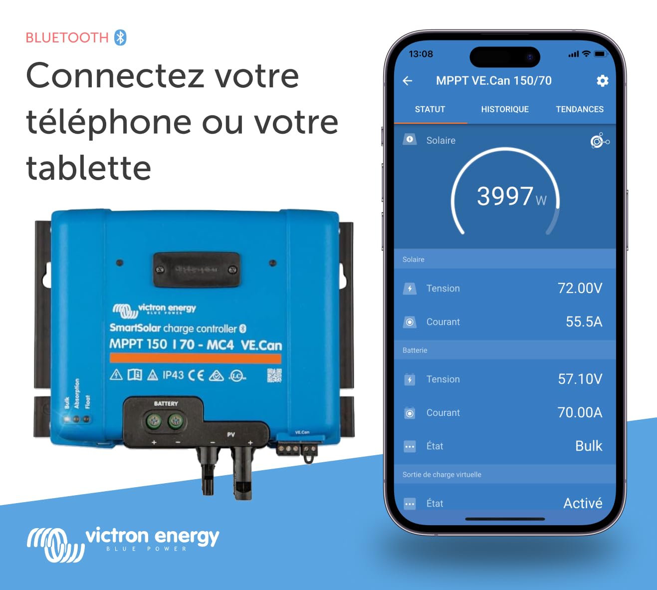 victron-energy-smartsolar-mppt-150-70-mc4-ve-can-contr-leur-de-charge-solaire-15 image 2