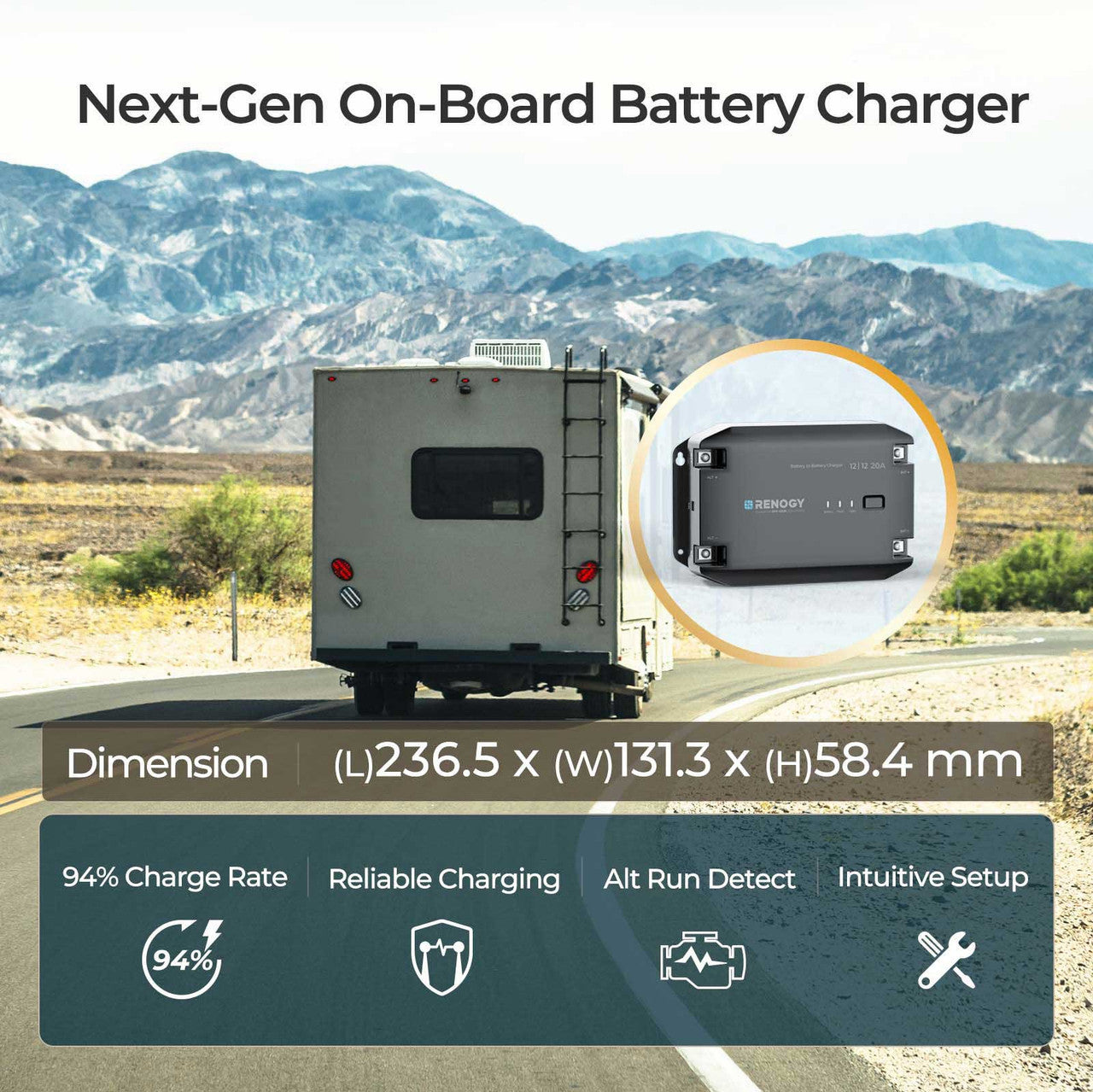 renogy-chargeur-de-batterie-dc-dc-12v-20a-recharge-en-conduite-compatible-lithiu image 7
