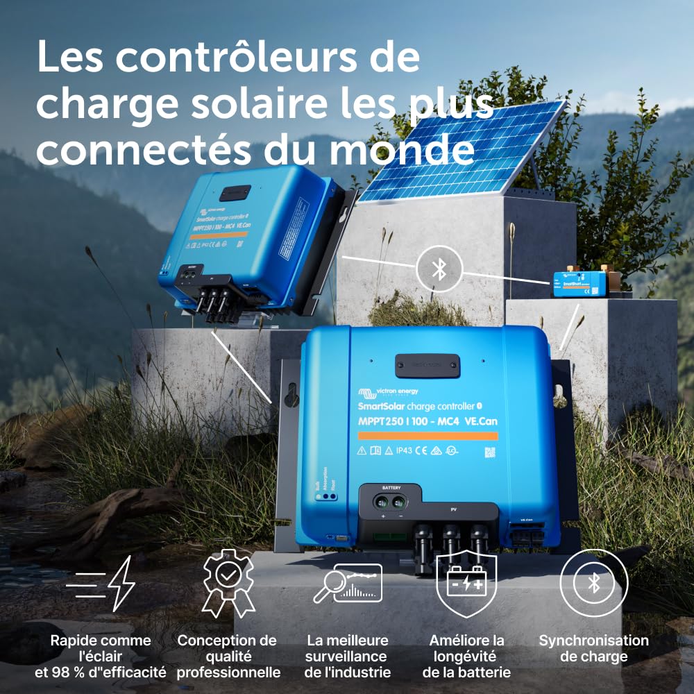 victron-energy-smartsolar-mppt-ve-can-250-100-contr-leur-de-charge-solaire-bluet image 2