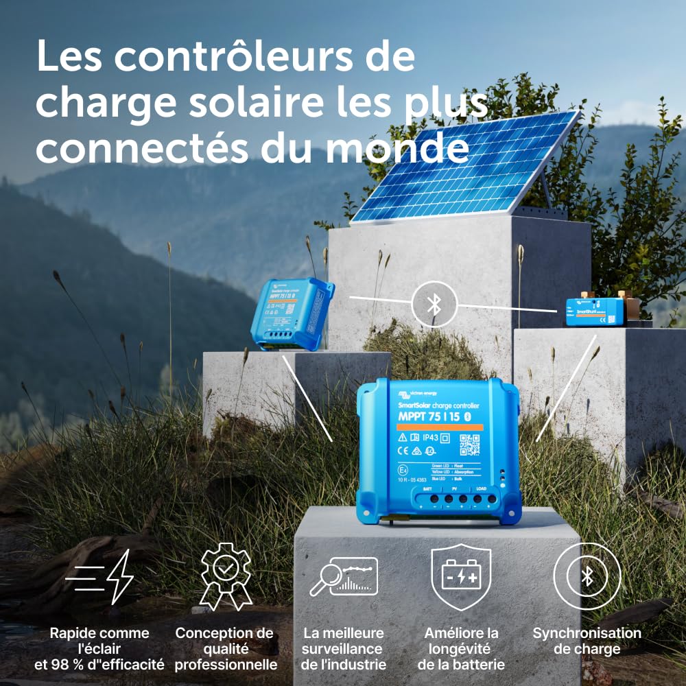 victron-energy-smartsolar-mppt-75-15-contr-leur-de-charge-solaire-mppt-75v-15a-1 image 2