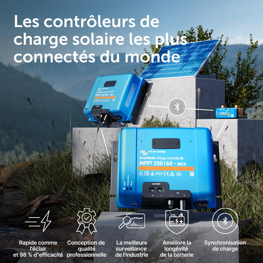 victron-energy-smartsolar-mppt-250-60-mc4-contr-leur-de-charge-solaire-bluetooth image 2