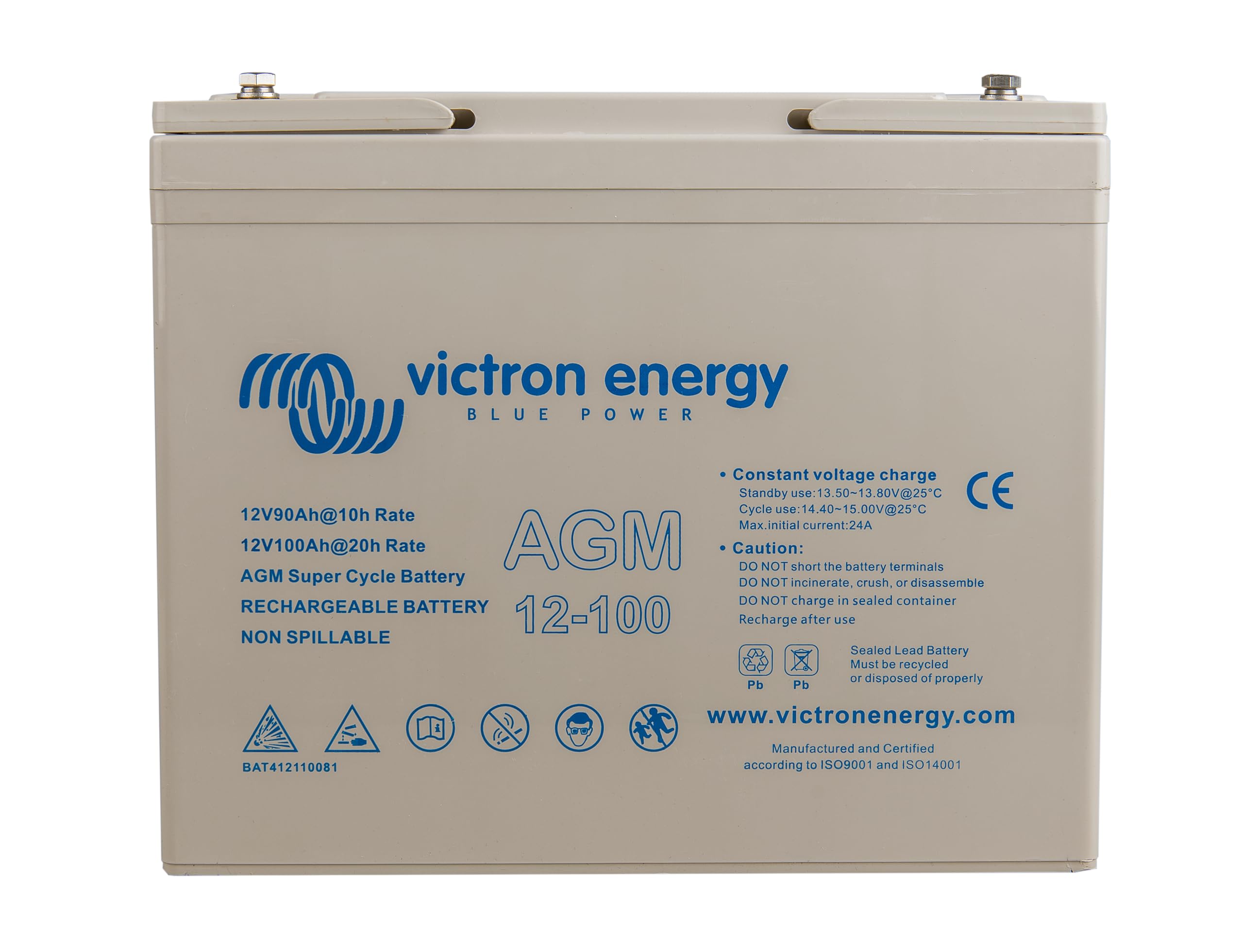victron-energy-agm-super-cycle-100-ah-12-v-m6-batterie-d-charge-profonde-cycles- image 1
