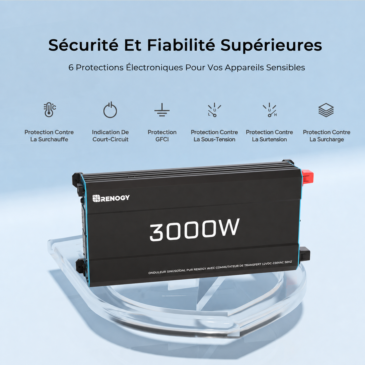 renogy-onduleur-solaire-12v-3000w-onde-sinuso-dale-pure-dc-ac-pour-camping-car-v image 3