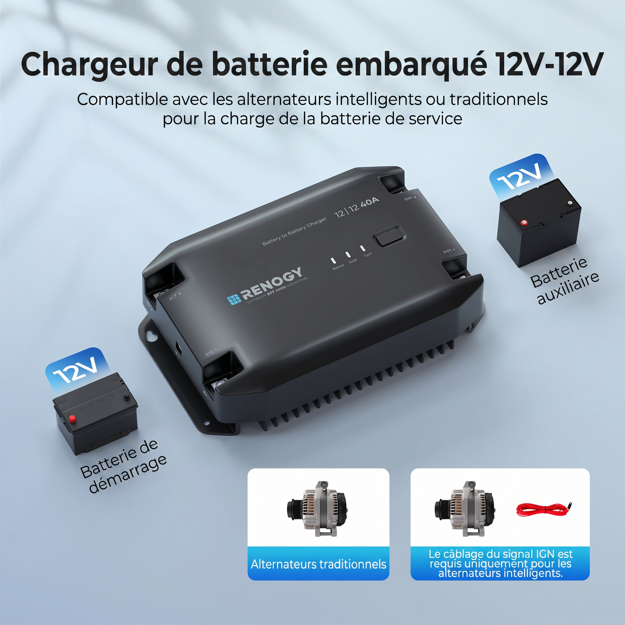 renogy-chargeur-de-batterie-dc-dc-12v-40a-boosteur-de-charge-alternateur-pour-ca image 2