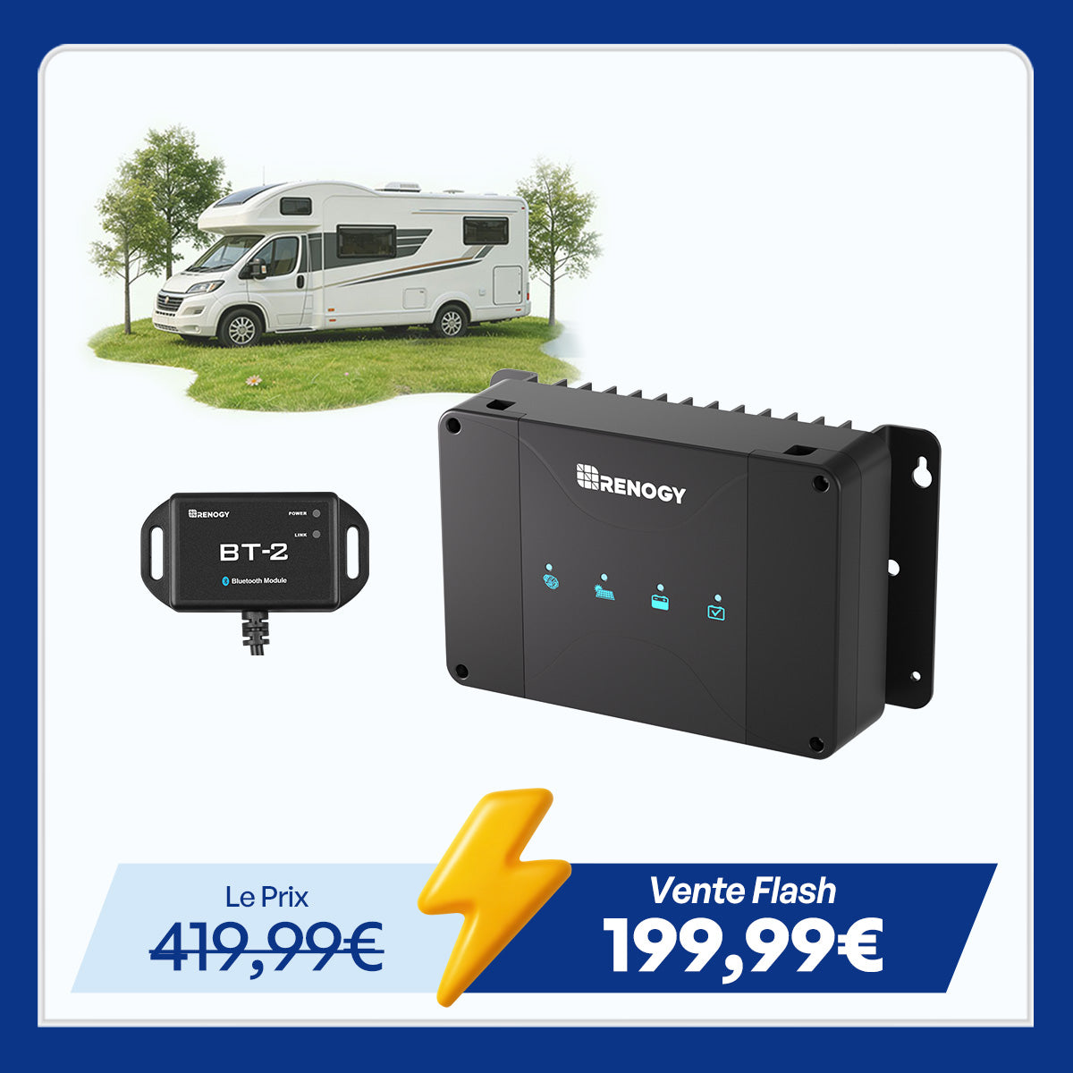 renogy-chargeur-de-batterie-dc-dc-mppt-30a-12v-double-entr-e-alternateur-solaire image 1