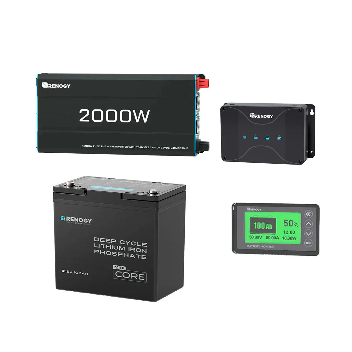 renogy-kit-solaire-hors-r-seau-1-28-kwh-panneau-400w-batterie-lithium-100ah-12v image 3