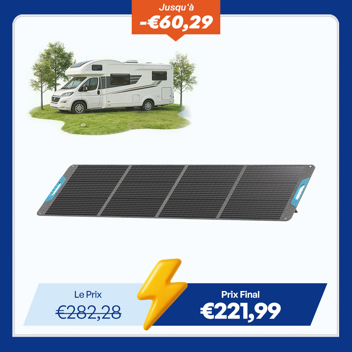 renogy-e-flex-core-200w-panneau-solaire-portable-nomade-12v-rendement-23-5-rev-t image 1