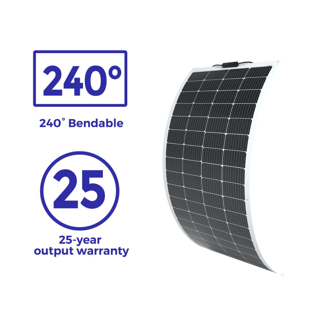 renogy-12v-200w-panneau-solaire-souple-flexible-monocristallin-pour-camping-car image 2