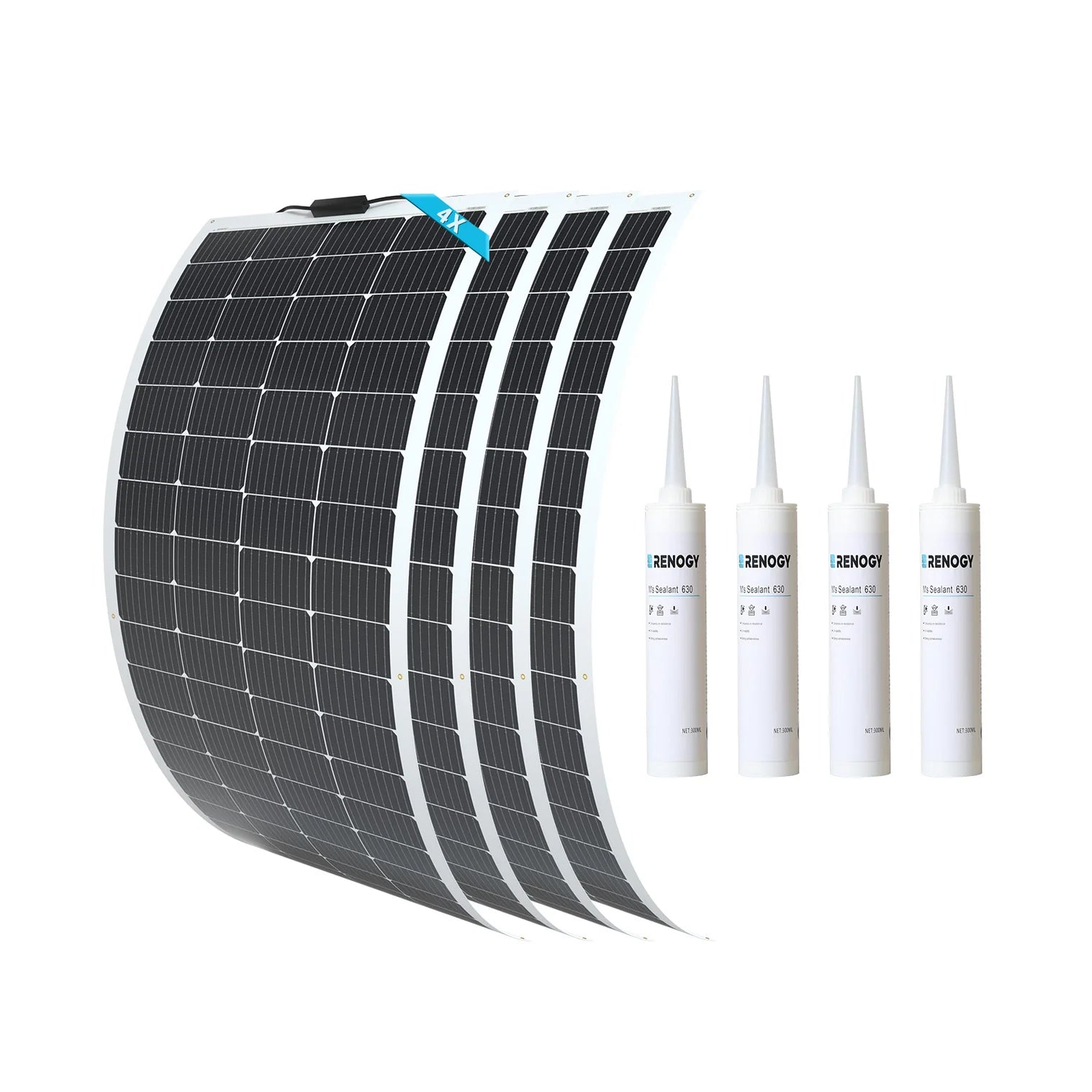 renogy-12v-200w-panneau-solaire-souple-flexible-monocristallin-pour-camping-car image 8