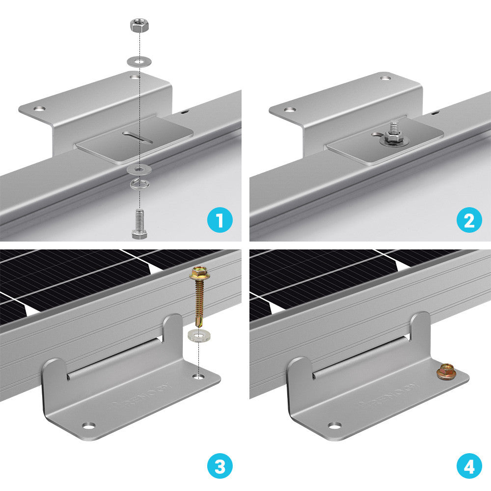 renogy-z-bracket-kit-de-4-supports-en-z-pour-fixation-de-panneau-solaire-alumini image 7